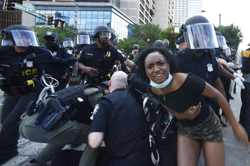 APTOPIX Minneapolis Police Deaths National Protest